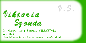 viktoria szonda business card